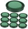 jojofuny 10 Piezas Platos Redondos de Barro Floral Arreglos de Flores Base Absorbente de Agua Jarrones y Macetas Práctico