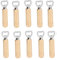 10 abrebotellas de madera, abrebotellas de cerveza, herramientas para el hogar, cocina, bar, herramientas para el hogar, mango de mano, vino, refresco, tapa de vidrio, gadgets