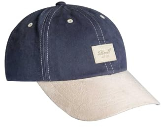 Reell Arc Suede Cap, Baseball Snapback Kappe mit gebogenem Schirm für Herren und Damen, Unisex