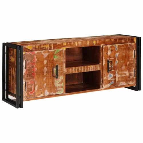 Cervaline Mobile TV con Lo scaffale Multicolore Legno massello di riciclo,Mobili,Armadietti e portaoggetti,Scaffali e armadietti per Supporti multimediali,28.58 kg -4104753