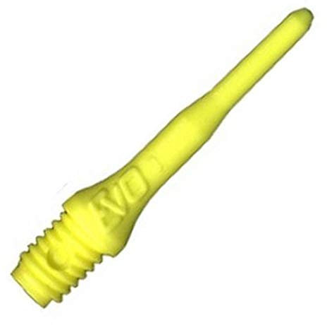 Gagaciso Original Evolution Evo Softdart Spitzen, 100 Stück, Neon-Gelb