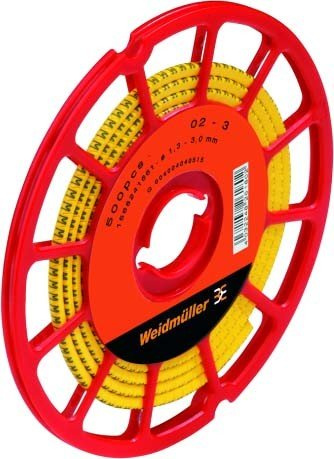 Kabelschelle/Kabelschelle / -schelle (SC 02-3, 3 mm, gelb, PVC, 1 mm, CLI-C 02-3 m³W CD, 3,4 mm) Gelb