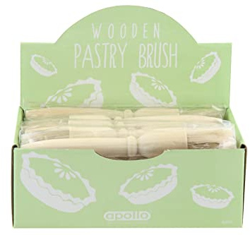 apollo THE HOUSEWARES BRAND Pastry Brush 2dz in Display, Multi-Colour, 18.5x2.2x2.2, 8493