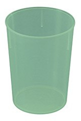 WACA 2521 Schnabelbecher Trinkbecher 250 ml (ohne Deckel) Dm 70 mm, Farbe:grün