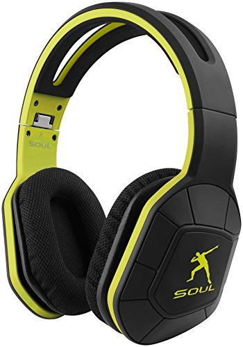 Soul Combat+ - Auriculares de diadema cerrados (con micrófono), verde