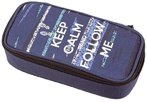 Schüleretui Fun Keep Calm blau WALKER 49096/70 1Rv leer