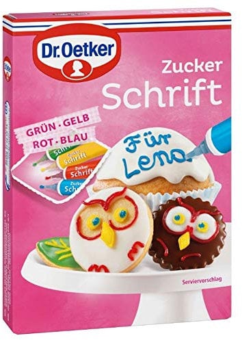 Dr. Oetker Zuckerschrift 4 Farben, 100 g