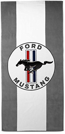 Ford Mustang Badetuch Stripes