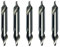 CNC QUALITÄT Zentrierbohrer 5 Stück 1,0 mm