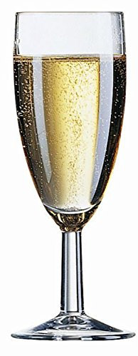 Reims Lot de 120 flûtes à champagne calibrées 0,1 mm 156 mm Arcoroc