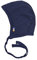 Joha Mütze - Wolle/Seide: Dark Blue, Unisex, Adult, Beanie, Klassisch, All Seasons, Casual