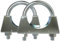 Exhaust U Bolt Clamp M10 Pipe Clamps Ø 58 mm 2 pcs
