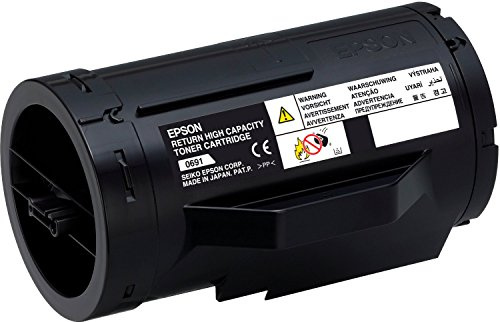1x Original Toner für Epson Workforce AL MX 300 DTNF C13S050691 - BLACK - Leistung: ca. 10000 Seiten