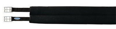 Euroriding Neopren Sattelgurt lang ohne Elastik Farbe Schwarz, Größe 135 cm