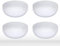 Oktaplex lighting 4er Set LED Kellerlampe IP65 weiß | Feuchtraumlampe 4000K Neutralweiß Rund 9W 800lm Deckenlampe Keller Wasserfest | Kellerleuchte LED Außenleuchte Dachboden Lampe