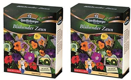 Blumensamen SET Blühender Zaun für 2x50m² - 2 x 100g
