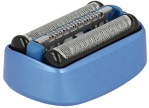 vhbw Rasierkopf kompatibel mit Braun CoolTec CT2CC, CT2S, CT3CC, CT4CC Elektrorasierer - Scherkopfkassette, schwarz/blau
