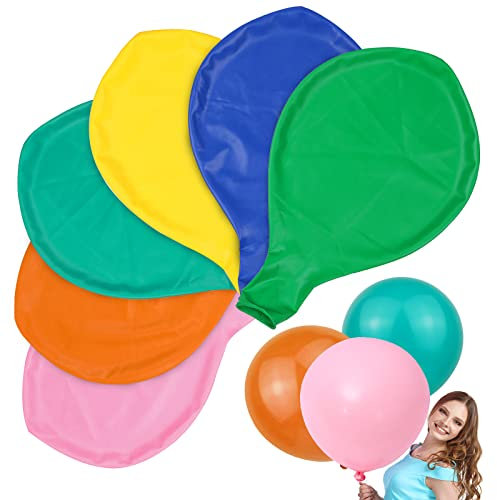 90cm Grosse Luftballons Bunt,36 Zoll Riesen Luftballons, Ballons Geburtstag, Latex Riesige Ballon Dekoration für Hochzeit Geburtstag Taufe Babyparty Kinder Party Festival (Mehrere Farbe)