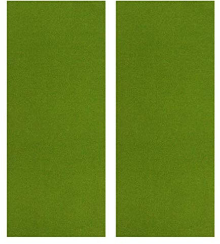 Healifty Modell Grasmatte 2 Stück Modellzug Grasmatte Kunstrasen zum Basteln Dekoration Zug Landschaft Miniatur Puppenhaus Sand Tisch Rasen Kunstrasen Matte Grüner Zug Grasmatte