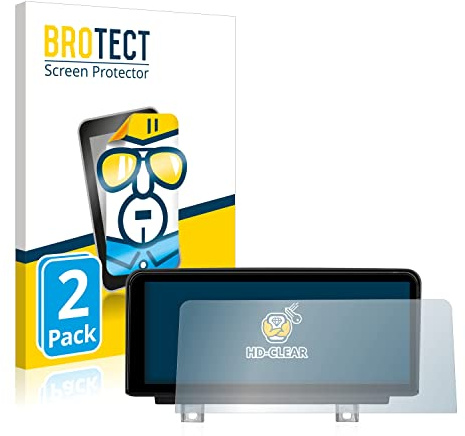 BROTECT Schutzfolie für Koason BMW 3 Series 10.25 | 2 Stück Transparenter Displayschutz Made in Germany Klare Displayschutz-Folie Clear Einfache Montage Case-Friendly