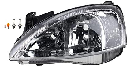 Johns, Scheinwerfer passend für Opel Corsa C 09/00-06/03 links + Leuchtmittel