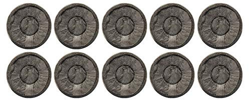 RMENGZHOUXI 10 Stück Jiffy Torf-Pellets Sämling-Boden-Block-Start-Stecker Samen Starter