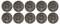 RMENGZHOUXI 10 Stück Jiffy Torf-Pellets Sämling-Boden-Block-Start-Stecker Samen Starter