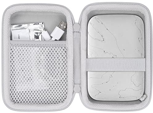 co2CREA Hart Reiseschutzhülle Etui Tasche für HP Sprocket Select Portable 5.8x8.7 cm Sofortbilddrucker Mobiler Fotodrucker und HP Sprocket 2,3 x 3,4 Zink Fotopapier,Nur hülle
