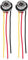 Mengmen 2Pcs 1157 Bay15D Lampe Halter P21/5W Adapter Buchse Stecker Kunststoff Für Bremslicht