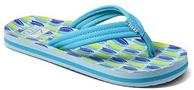Reef Kids Boys Sandals, Little Ahi, Blue Fish, UK 9