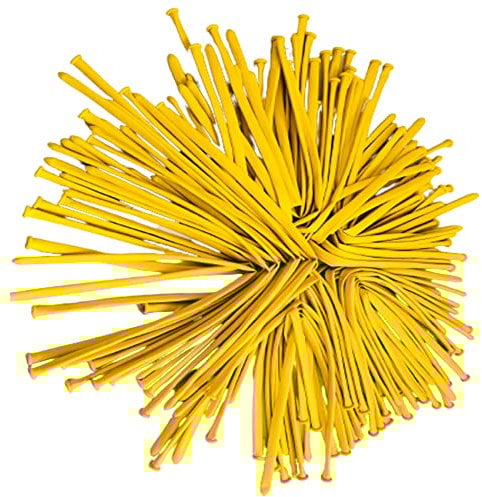 Modellierung Lange Luftballons 260q Twisting Animal Balloons Yellow Magic Balloons for Art Craft Kids Birthday Party Bag Filler Wedding Clown Decoration Party Supplies 25 Pack