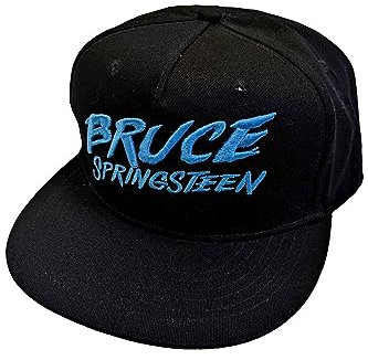 Rock Off officially licensed products Bruce Springsteen Baseball Cap The River Logo Nue offiziell Schwarz Snapback One Size
