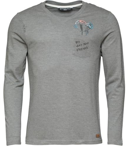 Chillaz Herren Kaprun Friend Longsleeve, Anthracite Melange, L