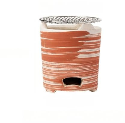 Mwpqbd Seltener weißer Torf-Herd, Teekochherd, Haushalt, Outdoor, Teekochset, Keramik, Warmweinherd, Weinkochherd (braun)