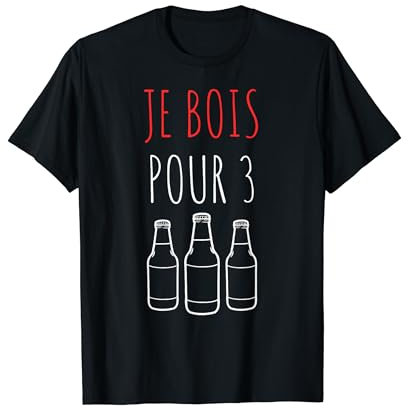 Elle Mange Pour Deux Je Bois Pour Trois Annonce Grossesse T-Shirt