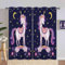 ANHOPE Einhorn Regenbogen Mond Stern Gardinen Blickdichte mit Ösen Kinder Mädchen Thermo Vorhänge Blackout Curtain Vorhang Wohnzimmer Schlafzimmer Verdunklungsvorhänge 2er Set H 245 x B 140 cm