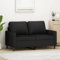 ShGaxin 2-Sitzer-Sofa Schwarz 120 cm Samt, Loungesofa, Sofas & Couches, Relaxsofa, Couch für Wohnzimmer, 359194