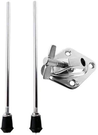 Supports de grosse caisse, pieds de grosse caisse,2X supports de support de batterie - Support de pieds de tambour en métal antidérapant, accessoire d'instrument de musique professionnel