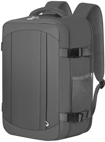 Ltemziiy Zaino da Viaggio 40x20x25 per Ryanair Bagaglio a Mano Aereo Piccolo - Zaini Casual Unisex, Borsa da Viaggio Travel Viaggio per Scuola Trekking Lavoro 20L - Grigio