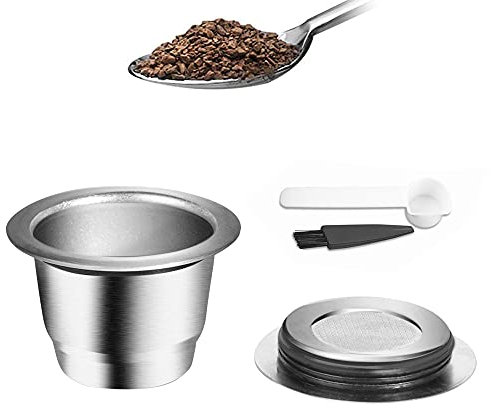 YIWEOG Imbuto Capsule di caffè Caffettiera in acciaio inox Filtri a capsule Capacità 0,13 once per Macchina da caffè U CitiZ Pixie Le Cube Maestria Lattissima Inissia Concept Essenza
