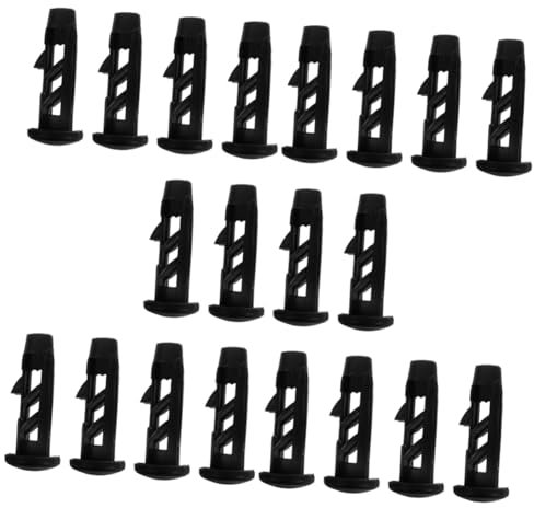 PartyKindom 5sets Trash Can Accessories Trash Bin Garbage Can Latch Trash Can Pin Lid Latch Trash Can Locking Trash Can Lid Locking Wheeled Bin Replacement Parts Trash Can Latch Plastic 4pcs*5