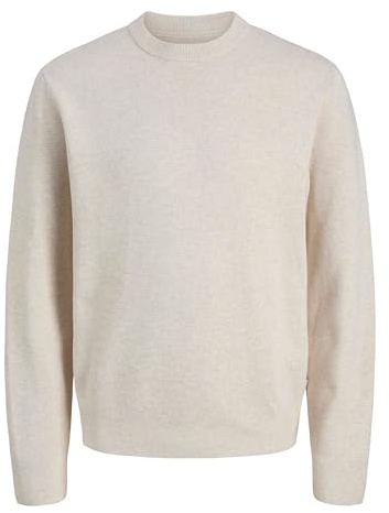 JACK & JONES Male Strickpullover Einfarbig Strickpullover