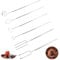 6 pcs Tenedores de Fondue, Tenedores de chocolate, Acero Inoxidable Tenedores para Fondue de Queso Frutas Chocolate Malvaviscos Carne Asado Horquillas