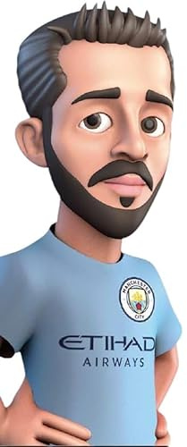 MINIX Bernardo Silva Man City 12 cm Figur – Sammlerstück Silva Figur Sport Fußball-Ikone-Reihe für Fans