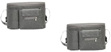 ibasenice 2stücke Multifunktionale Wasserdichte Wickeltasche Für Kinderwagen Zum Aufbewahren Von Babyflaschen Und Zubehör Mit Praktischem Design Für Eltern Unterwegs