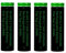 3.7V NI-MH Wiederaufladbarer Akku, 4 Pack 3500mAh Flache Oberseite NiMH Batterie Mit Batterieschutzbox für Taschenlampe, Kleinen Lüfter, Türklingel, LED Stirnlampe, Größe:18mm*65mm/0.7in*2.55in