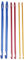 Häkelnadel-Set (6er),Crochet-Hook für Tunesische Häkelnadel,2.75mm Bunt Häkelnadeln Set,4.0mm,6.0mm Tunesische Häkelnadel SetHäkelnadelset,Tunesische Häkelnadeln