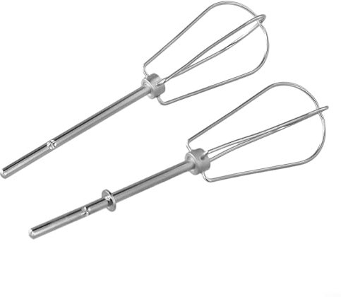 Confezione da 2 accessori per frullatore KitchenAid W10490648, in acciaio inox, per fruste di ricambio per mixer KitchenAid