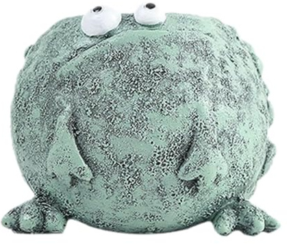 Fonowx Bonita Maceta de Rana, Figura de Planta de Interior Y Exterior, Regalo de Bonsái, Maceta para, Azul, a