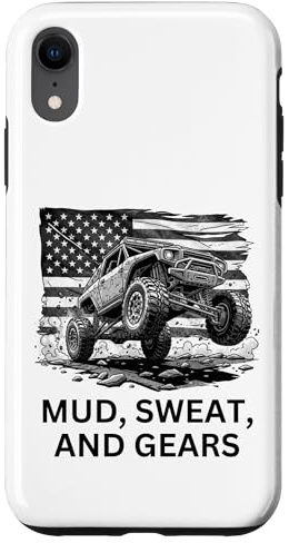 Mud, Sweat, and Gears 4 x 4 Adventure 4 x 4 Off-Roading Case for iPhone XR